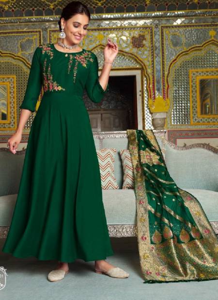 Lily And Lali Mohini Vogue Dupatta With Gown Catalog